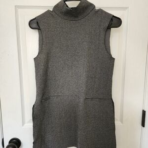 Zara / Trafaluc fall winter collection gray sleeveless turtleneck top
